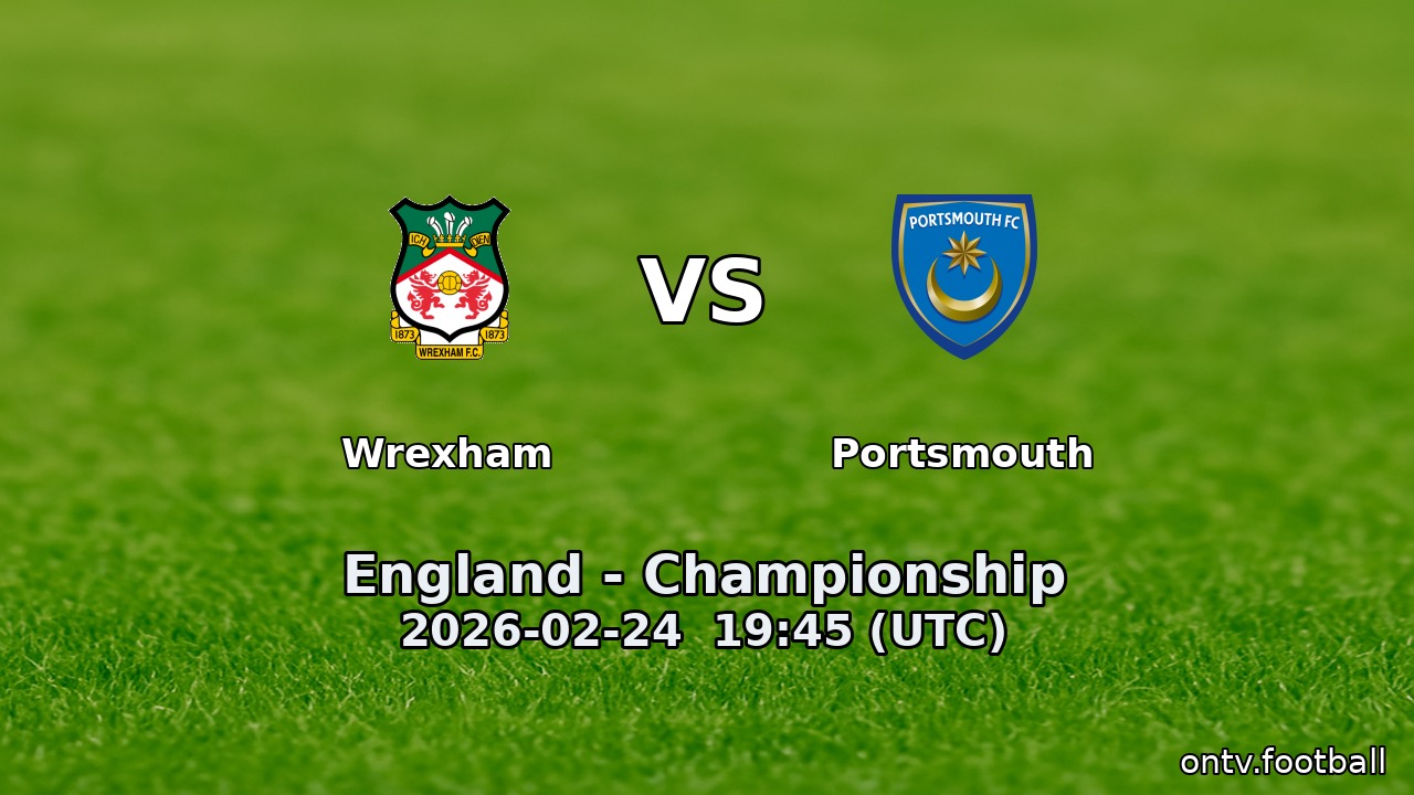 Wrexham vs Portsmouth
