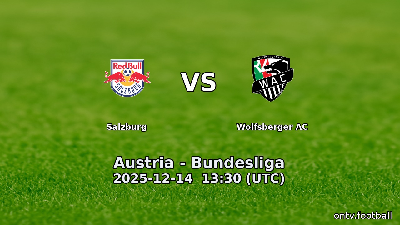 Salzburg vs Wolfsberger AC