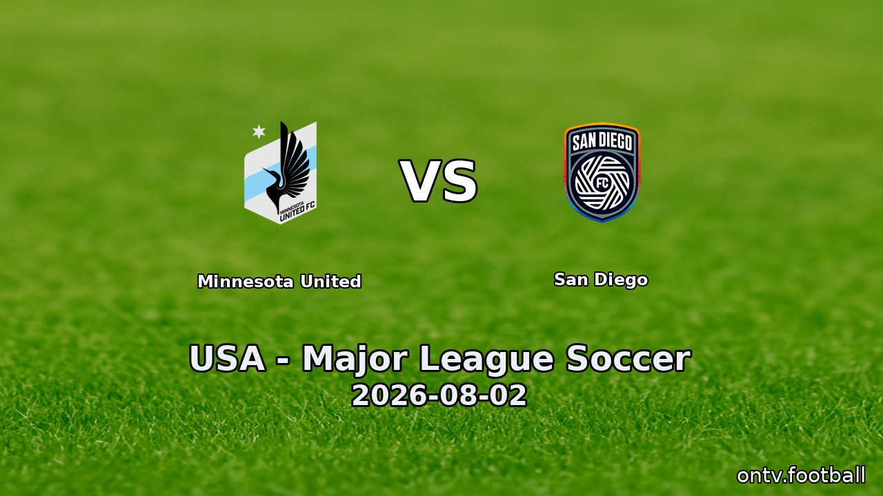 Minnesota United vs San Diego