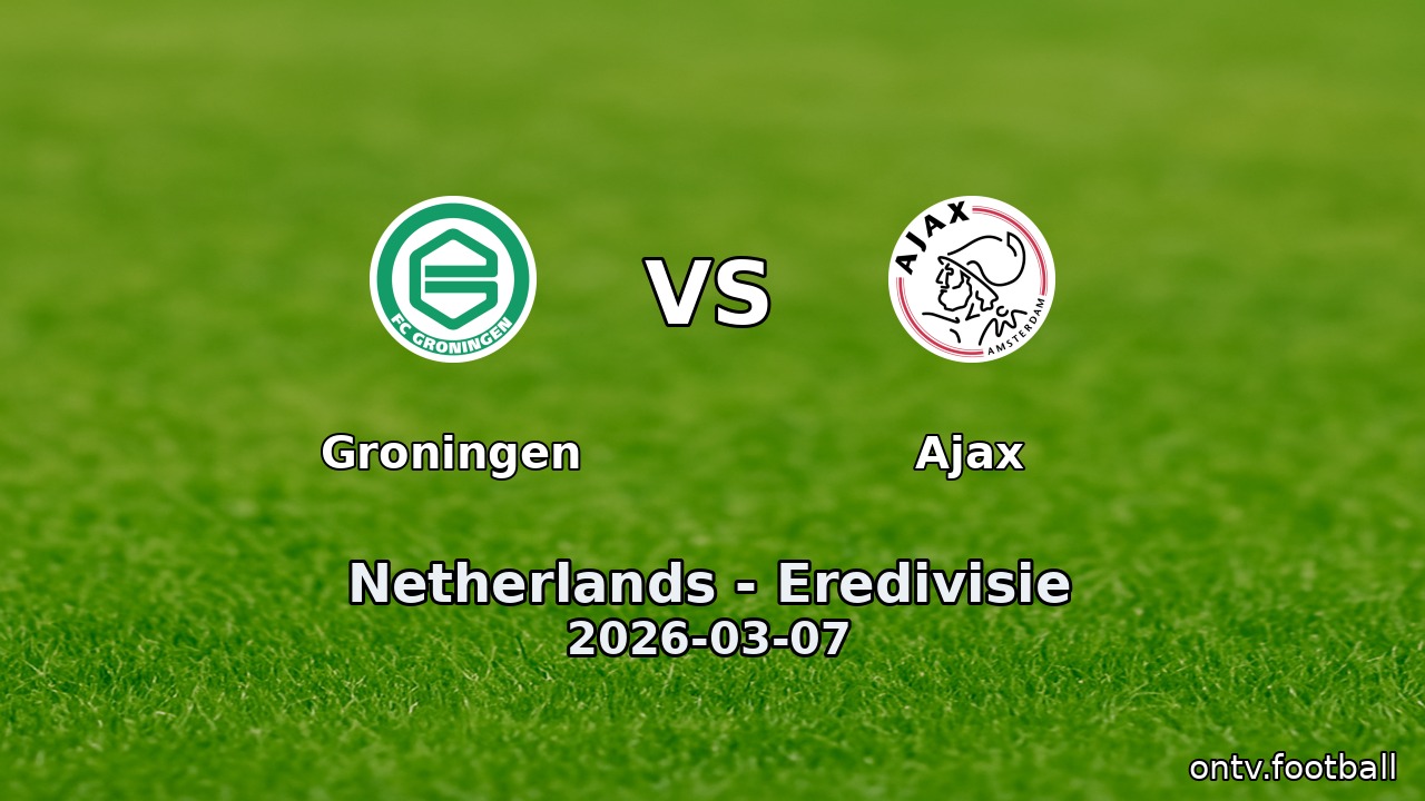Groningen vs Ajax