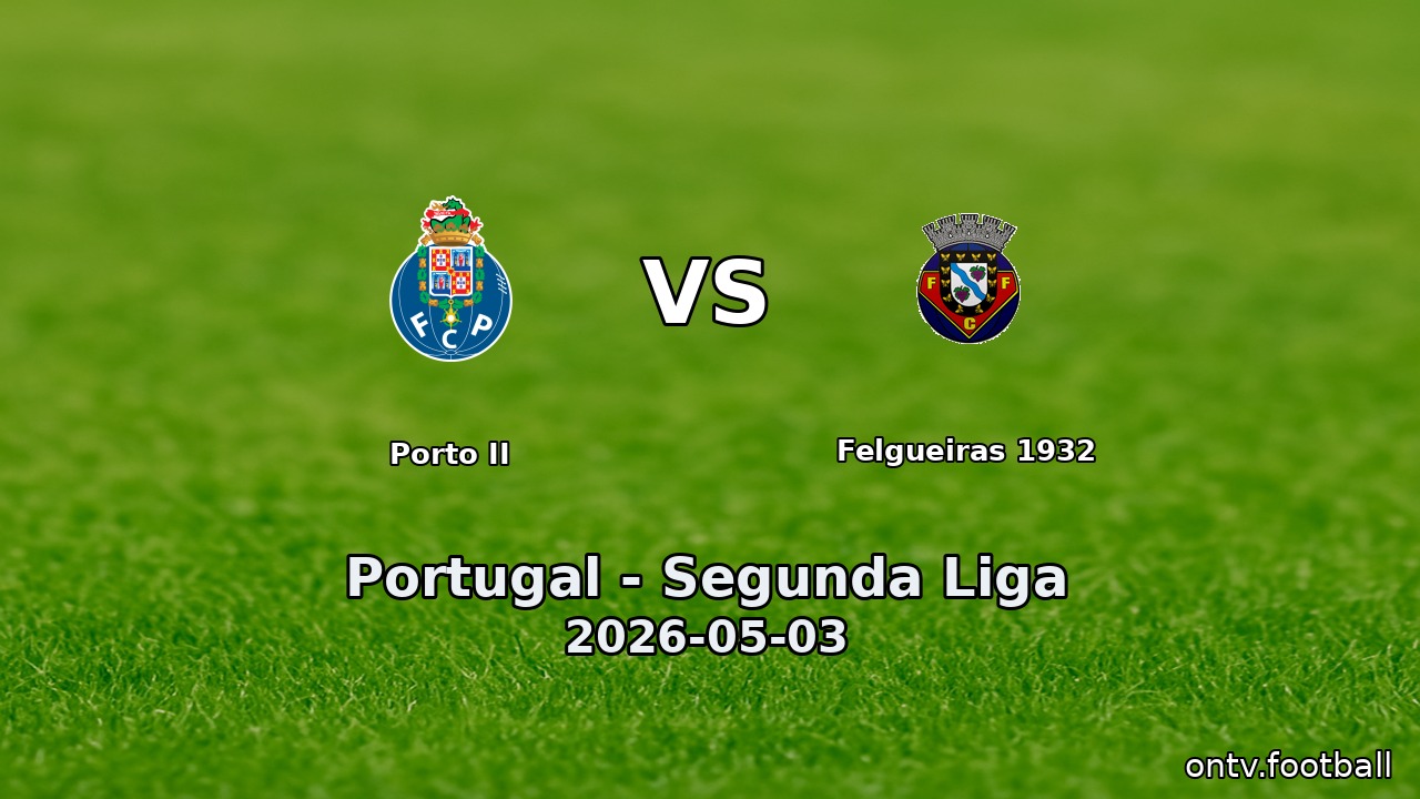 Porto II vs Felgueiras 1932