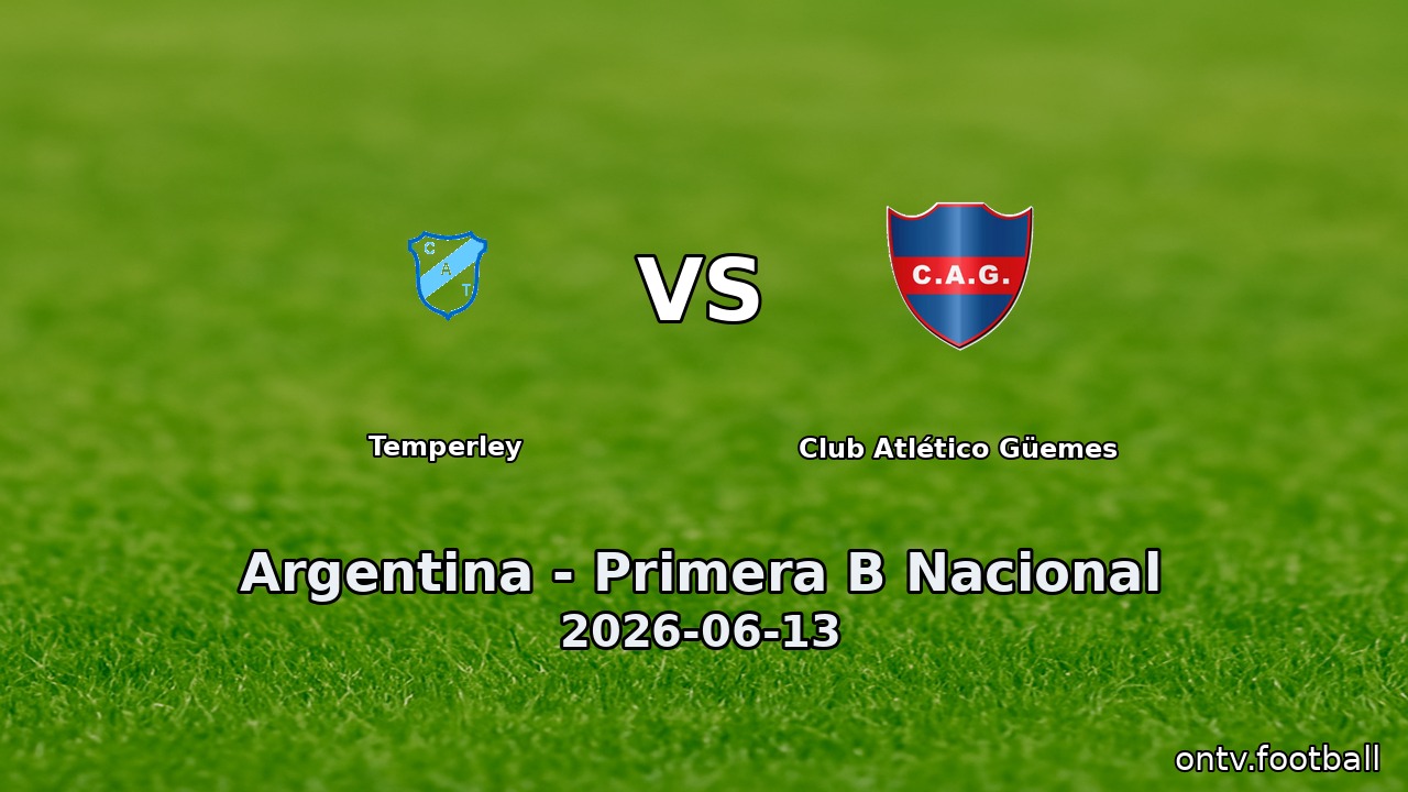 Temperley vs Club Atlético Güemes