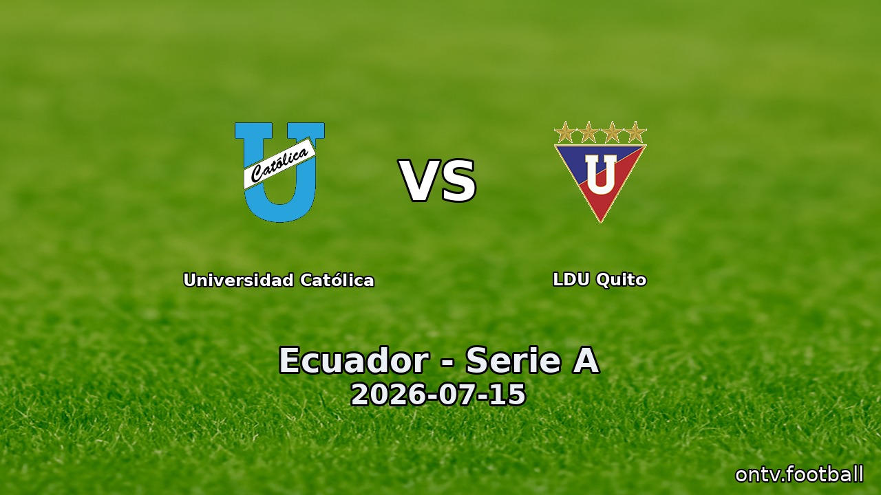 Universidad Católica vs LDU Quito