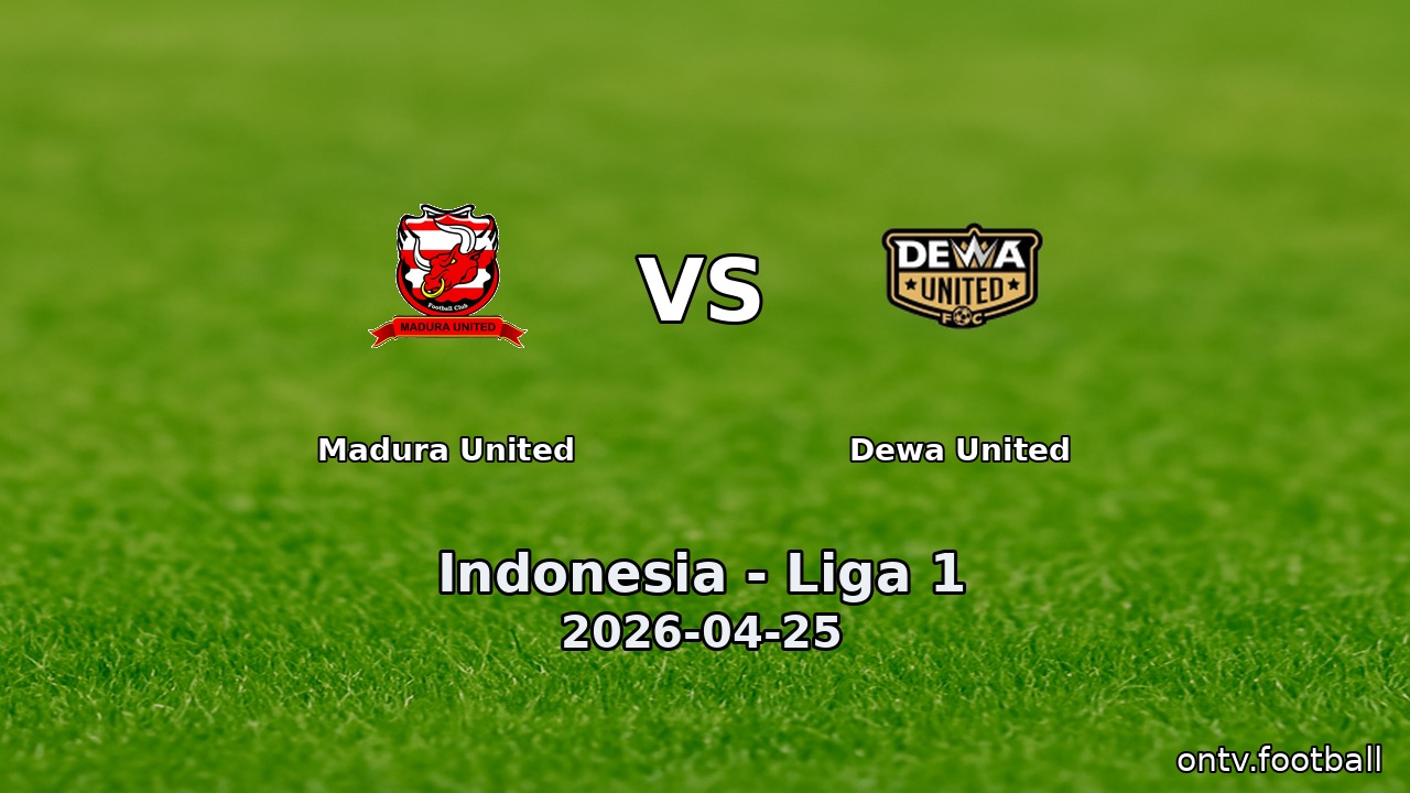 Madura United vs Dewa United