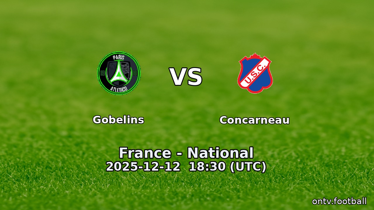 Gobelins vs Concarneau