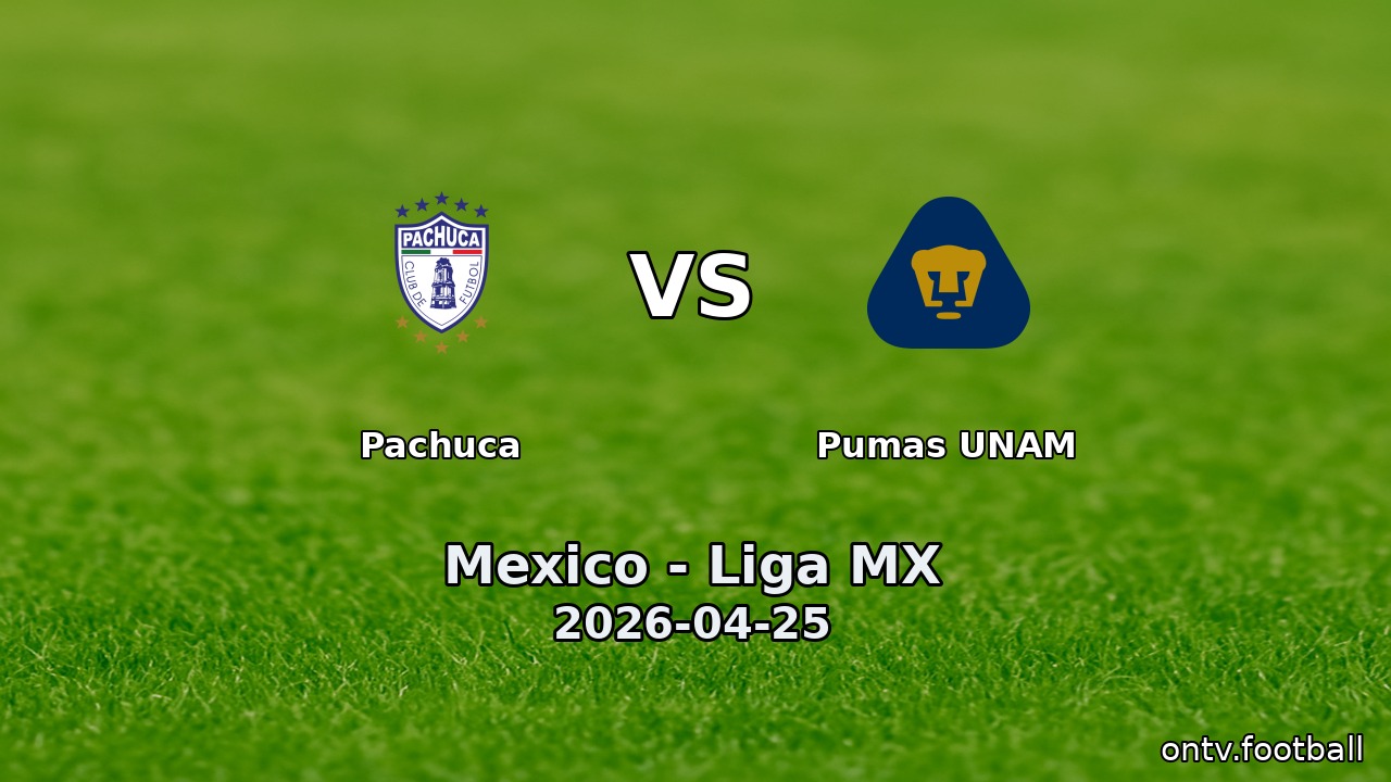 Pachuca vs Pumas UNAM