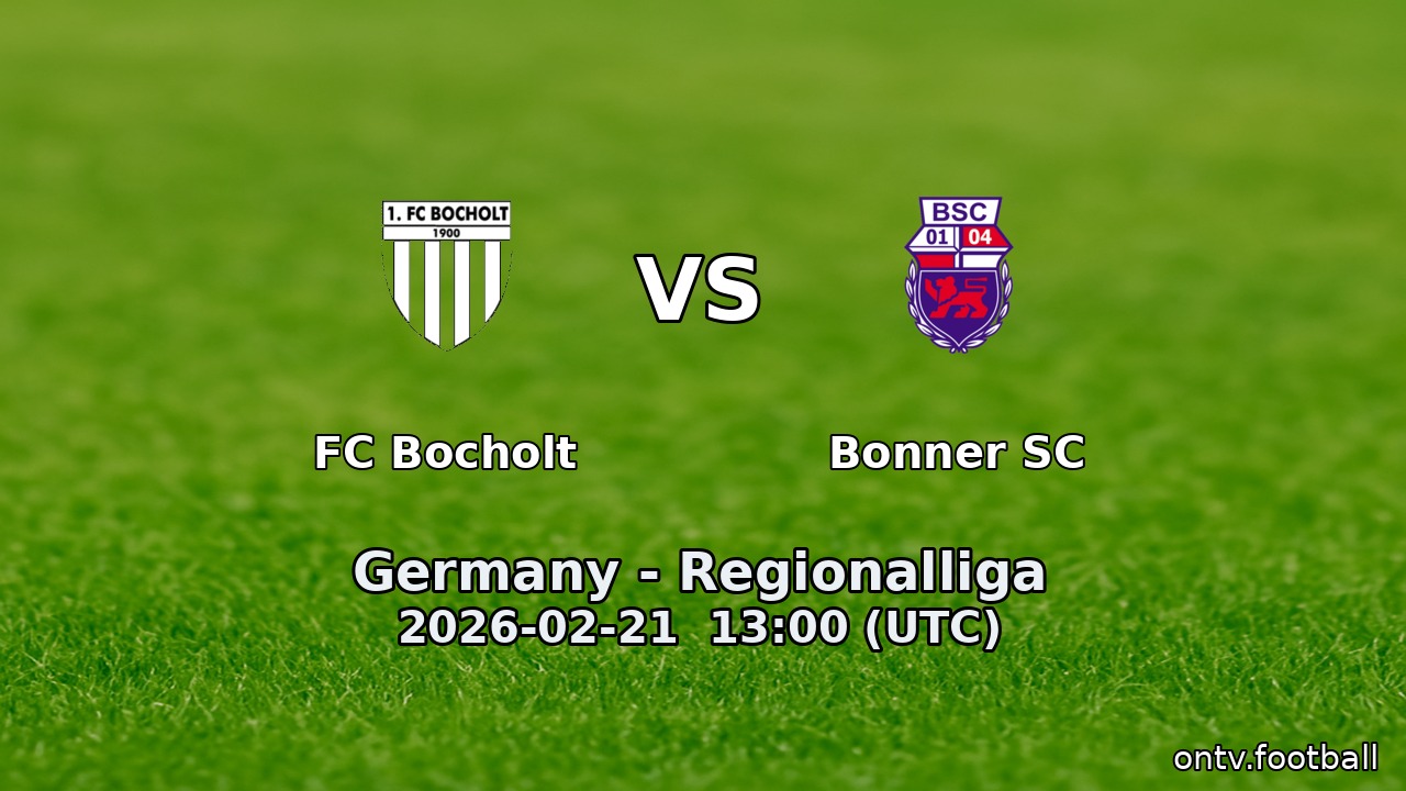 FC Bocholt vs Bonner SC