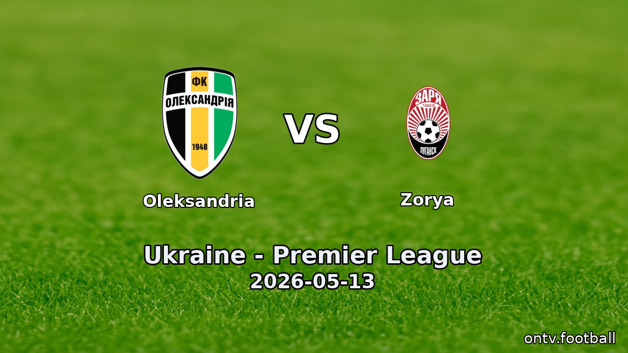 Oleksandria vs Zorya