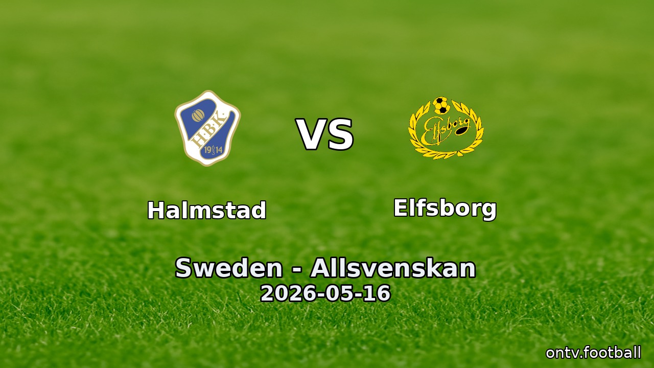 Halmstad vs Elfsborg
