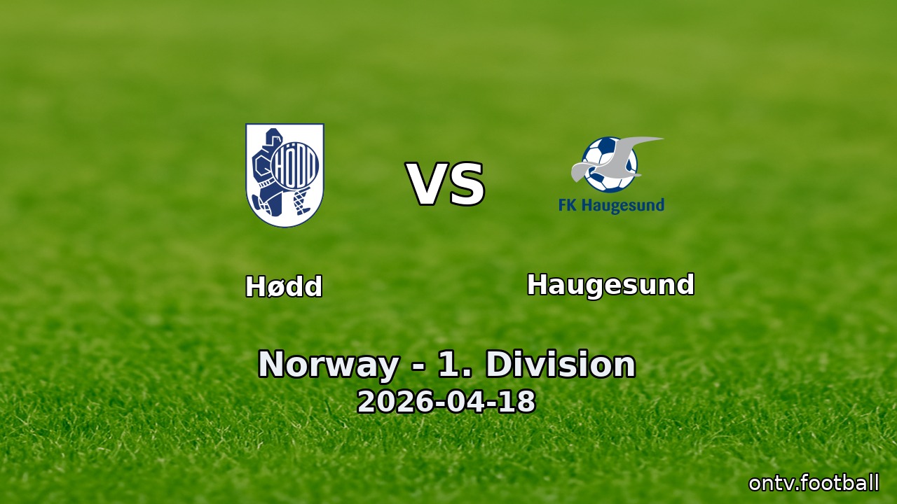 Hødd vs Haugesund