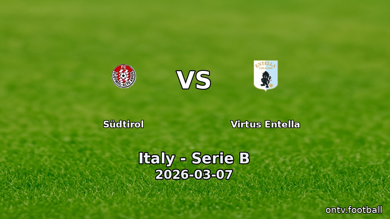 Südtirol vs Virtus Entella