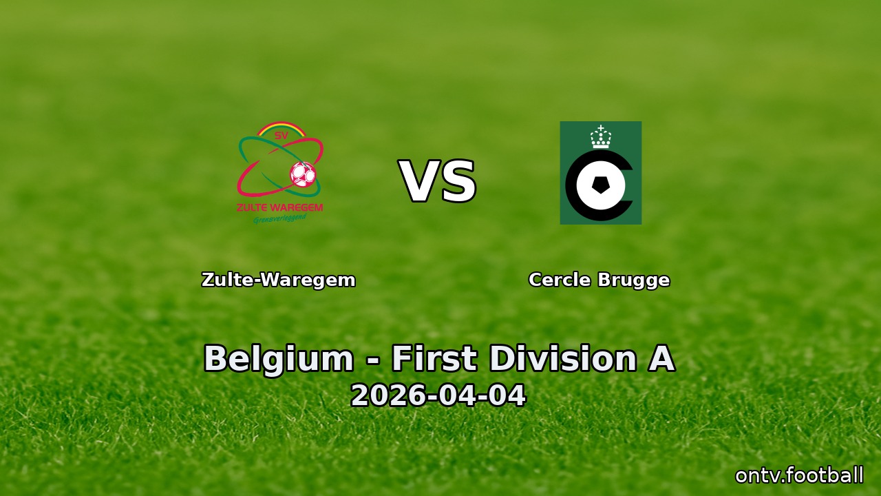 Zulte-Waregem vs Cercle Brugge