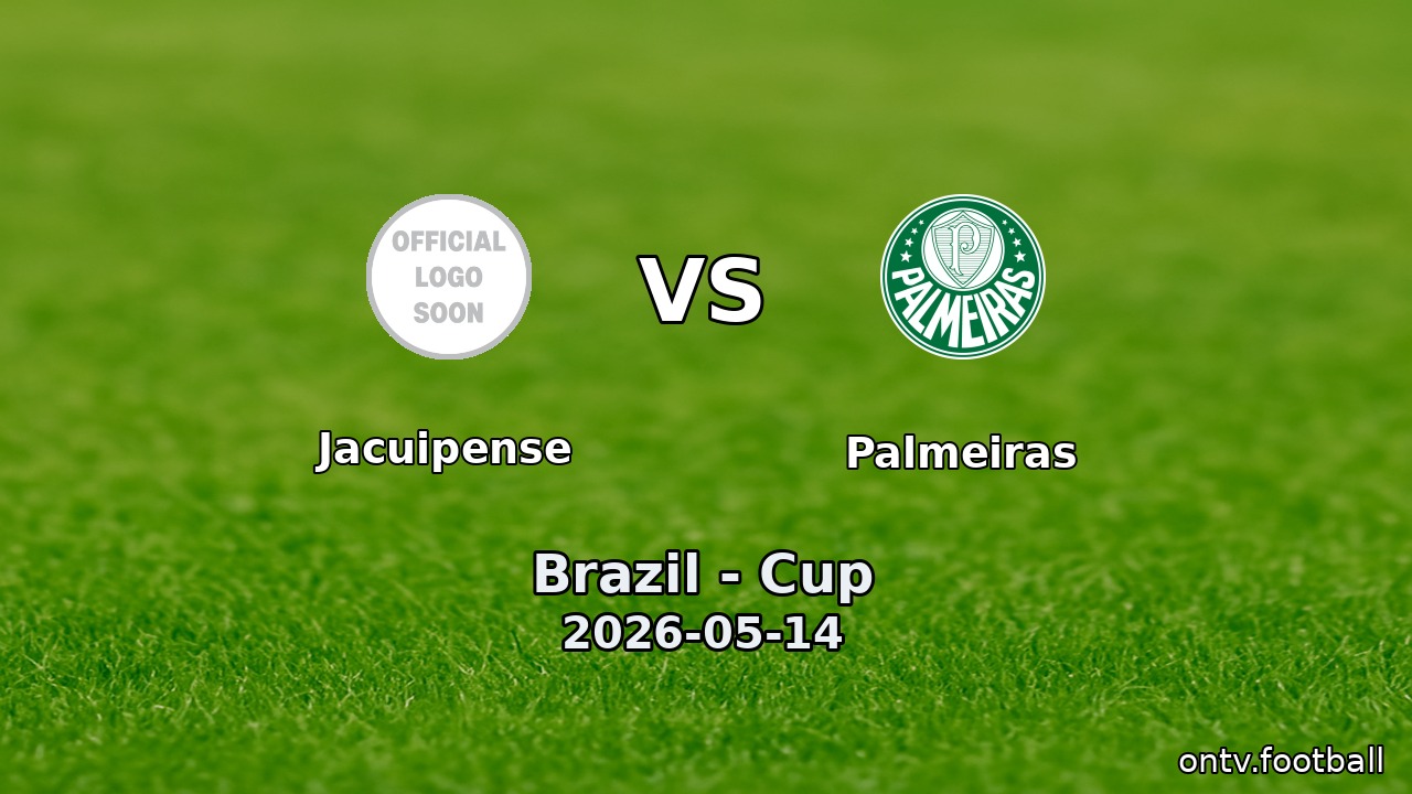 Jacuipense vs Palmeiras
