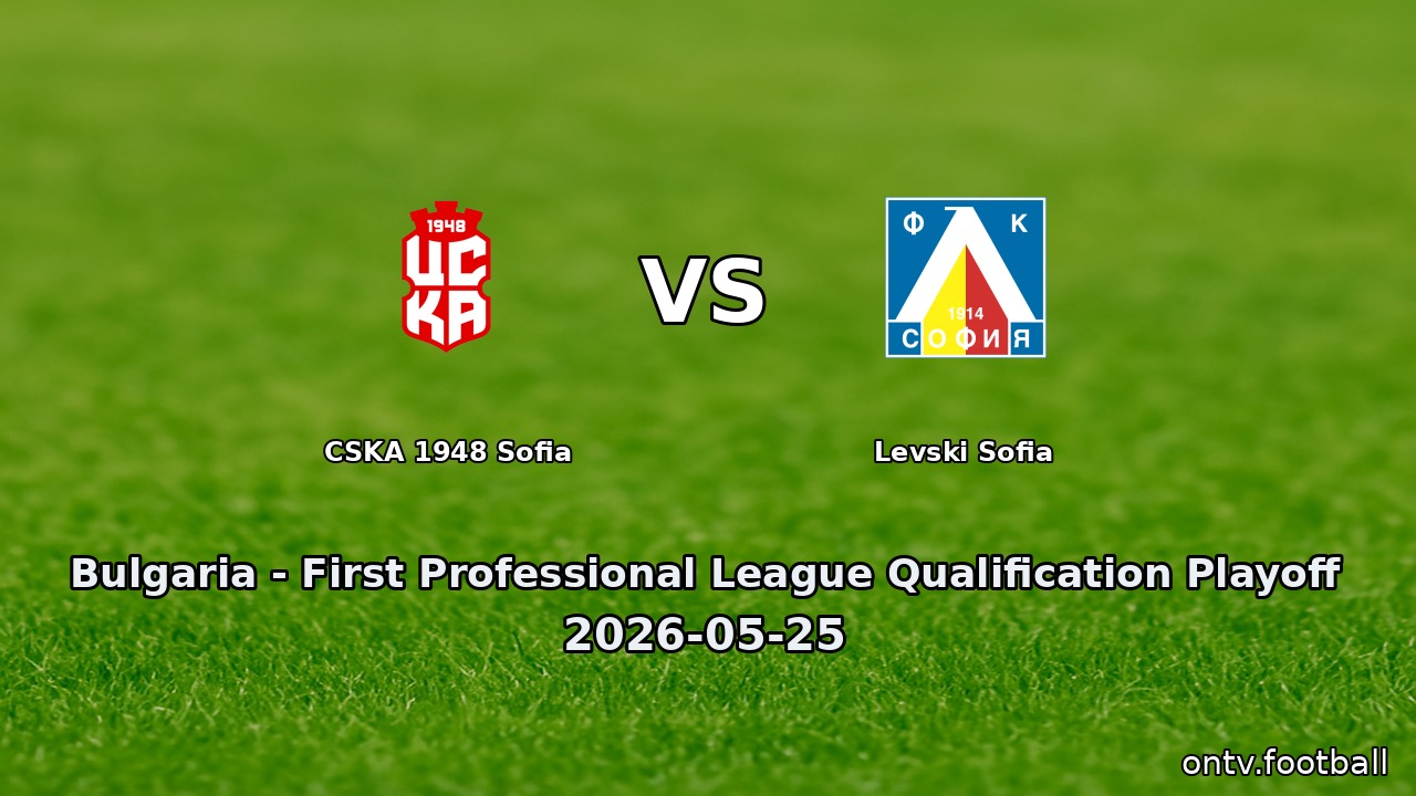 CSKA 1948 Sofia vs Levski Sofia