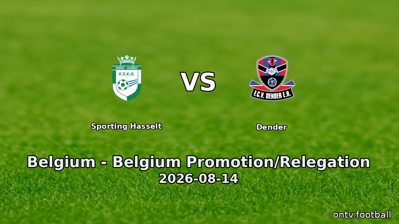 Sporting Hasselt vs Dender