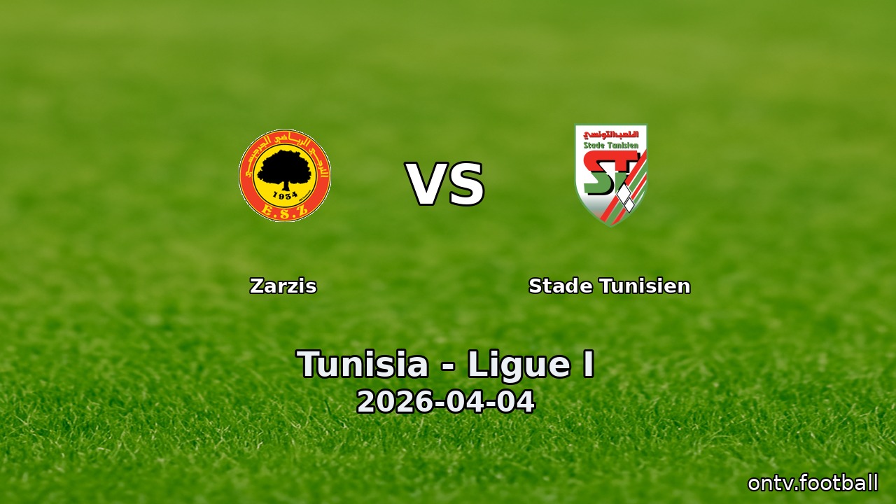 Zarzis vs Stade Tunisien