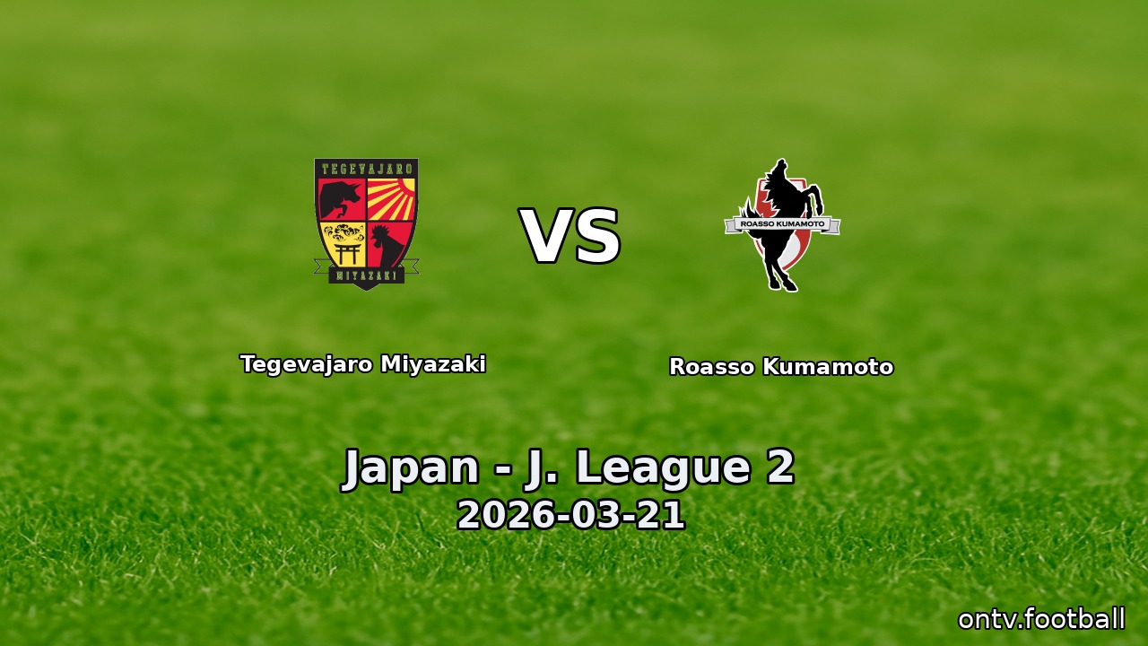 Tegevajaro Miyazaki vs Roasso Kumamoto