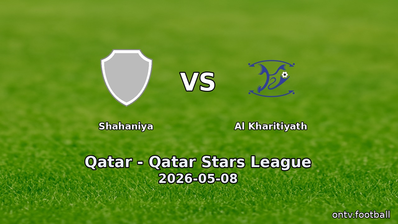 Shahaniya vs Al Kharitiyath
