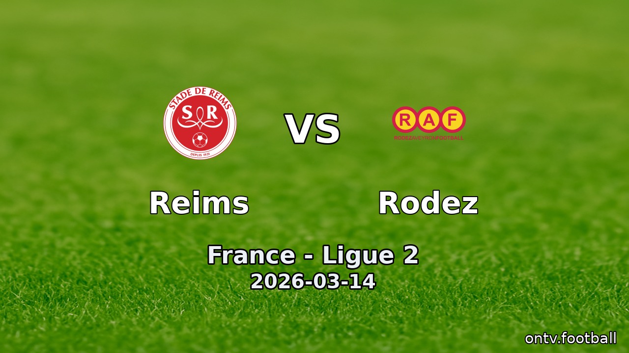 Reims vs Rodez