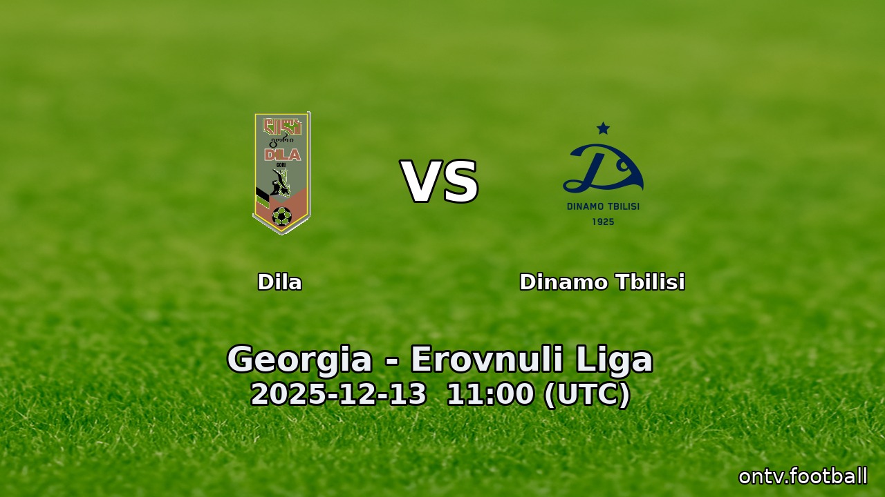 Dila vs Dinamo Tbilisi
