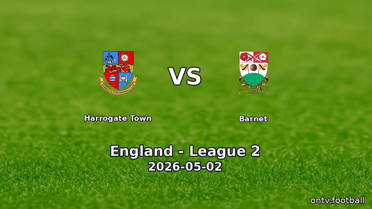 Harrogate Town vs Barnet