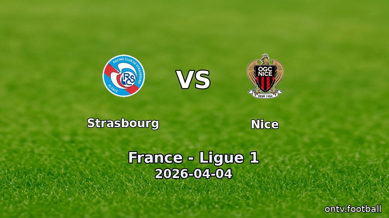 Strasbourg vs Nice