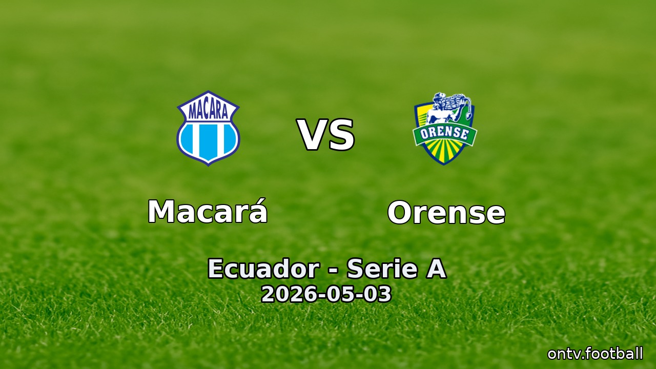 Macará vs Orense