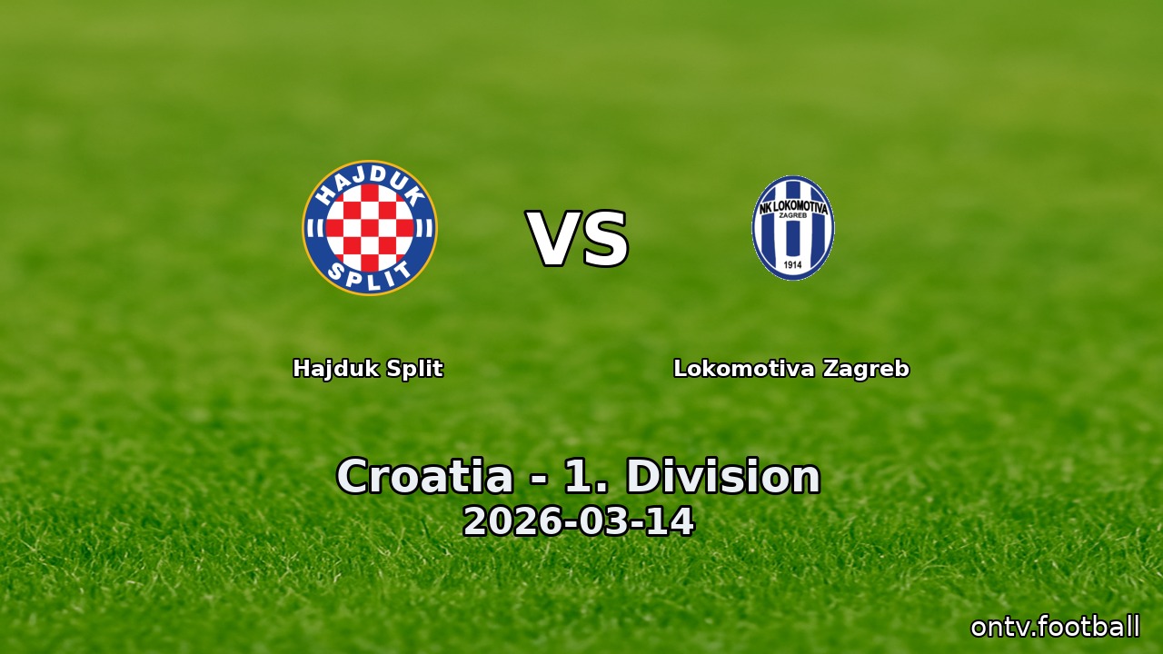 Hajduk Split vs Lokomotiva Zagreb