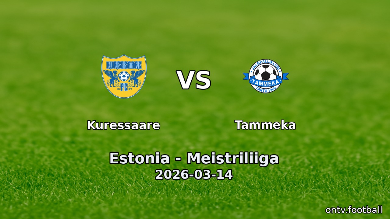 Kuressaare vs Tammeka