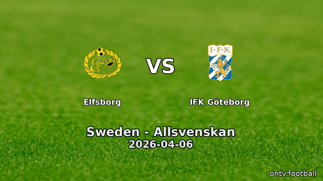 Elfsborg vs IFK Göteborg