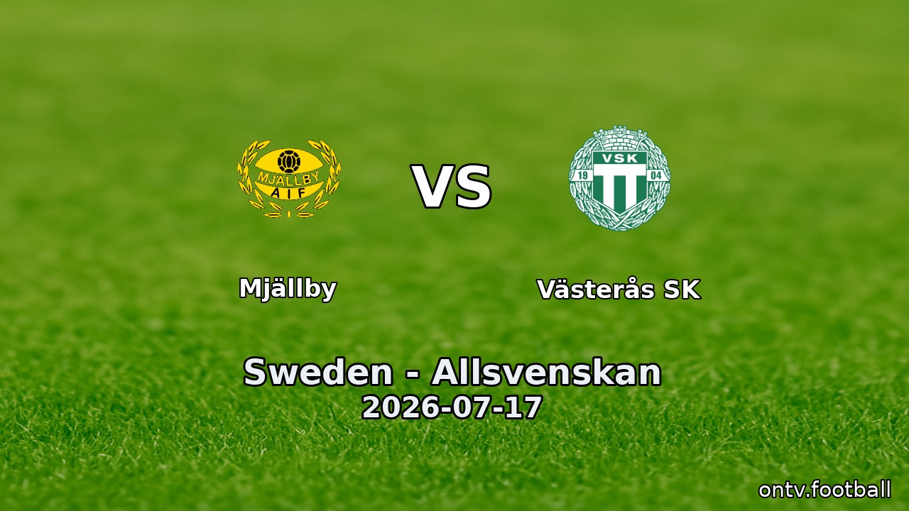 Mjällby vs Västerås SK
