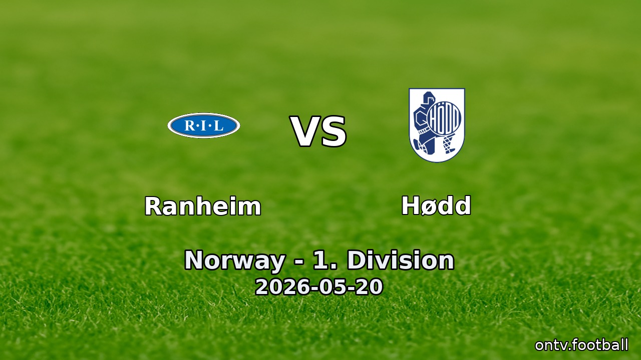 Ranheim vs Hødd