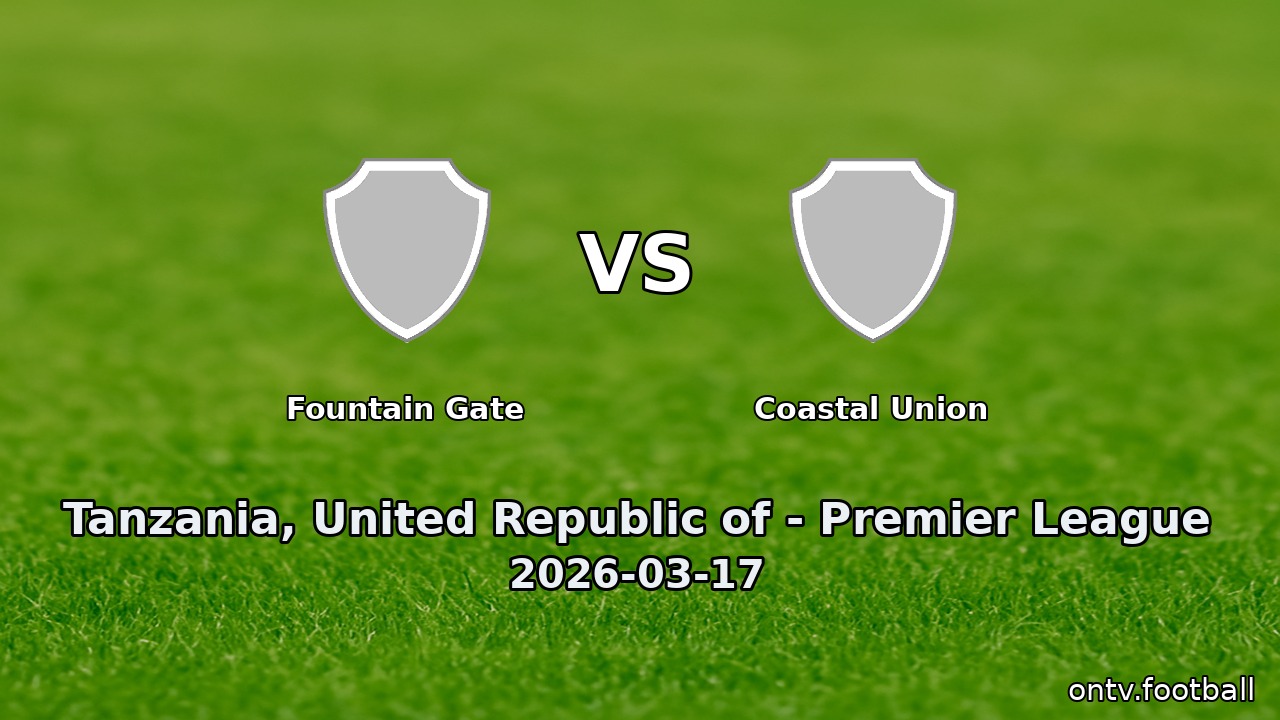Fountain Gate vs Coastal Union