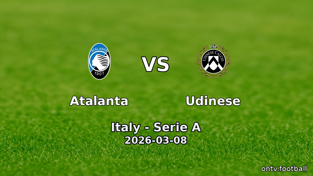 Atalanta vs Udinese