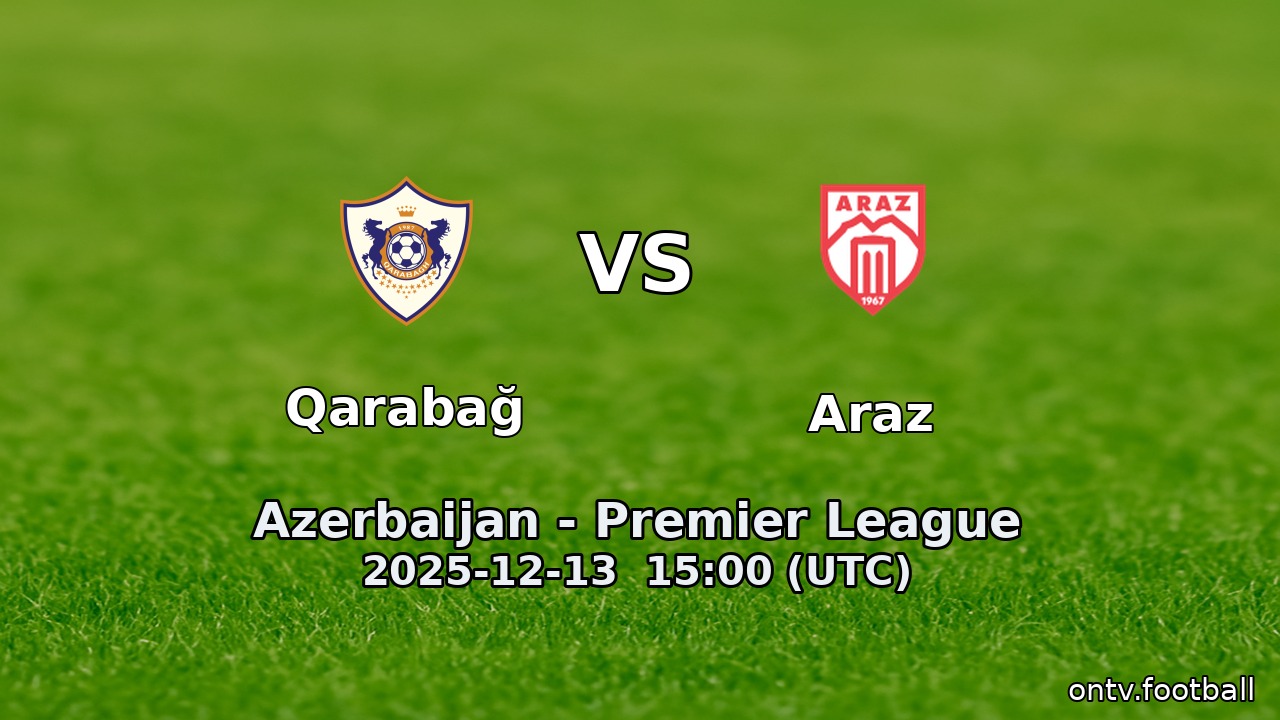 Qarabağ vs Araz