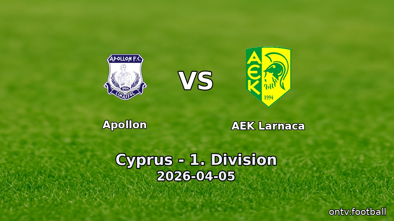 Apollon vs AEK Larnaca