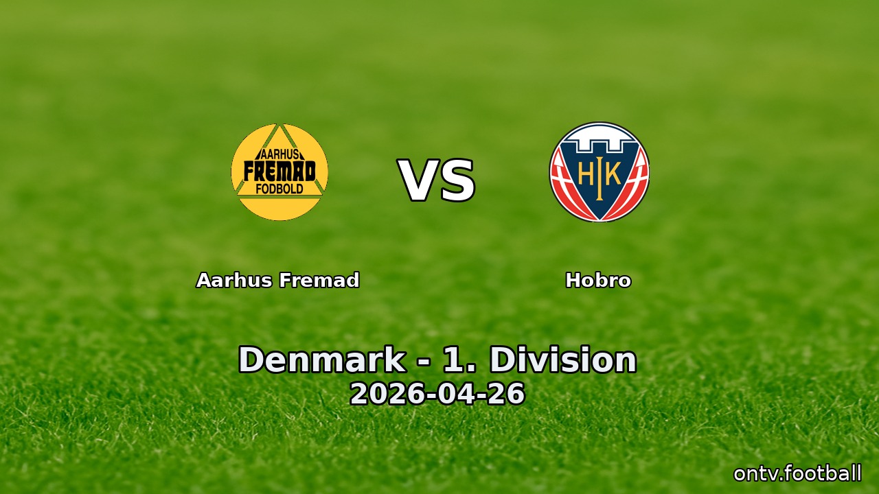 Aarhus Fremad vs Hobro