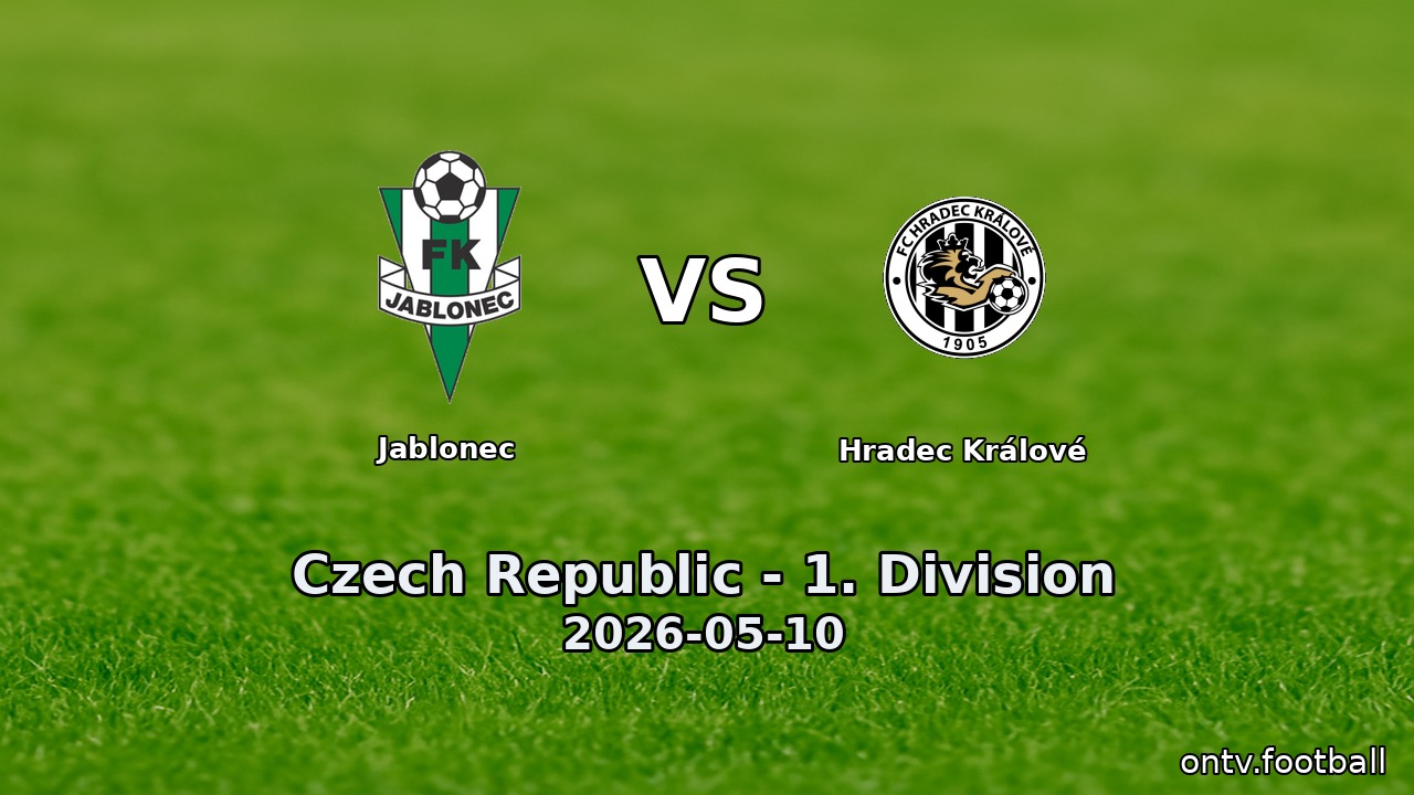 Jablonec vs Hradec Králové