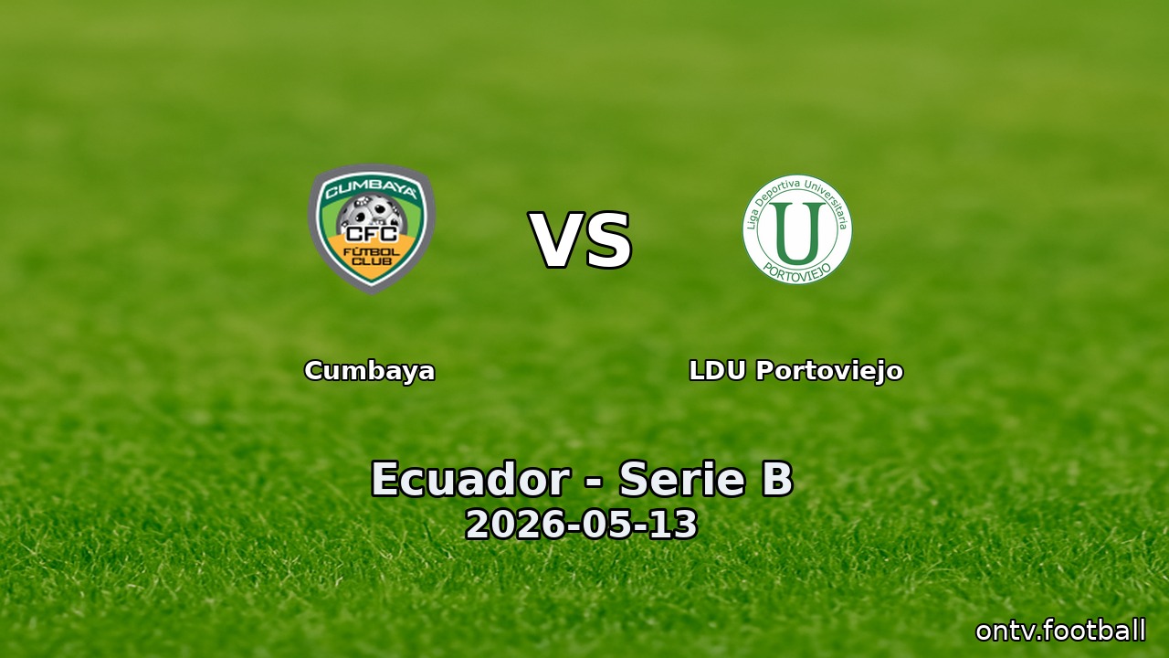 Cumbaya vs LDU Portoviejo