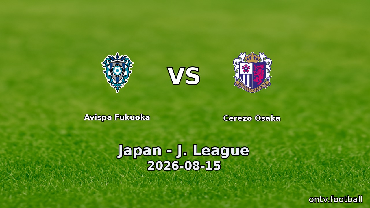 Avispa Fukuoka vs Cerezo Osaka