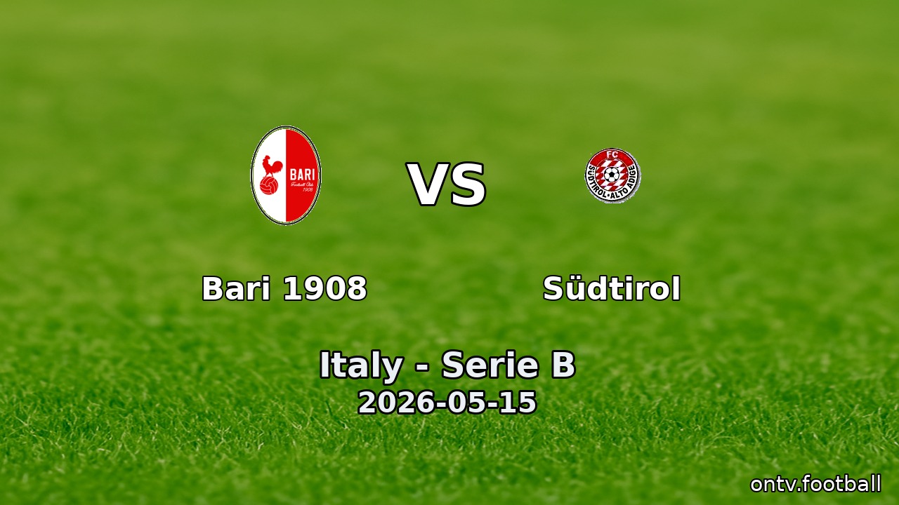 Bari 1908 vs Südtirol