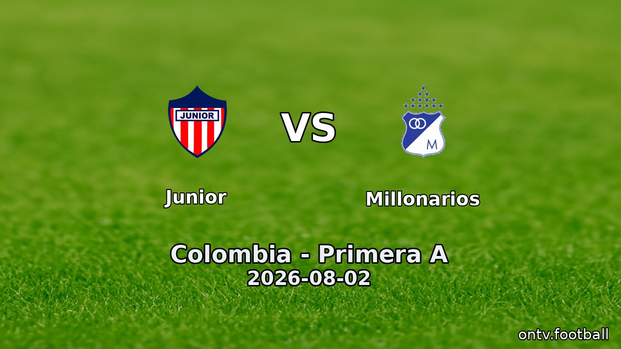 Junior vs Millonarios