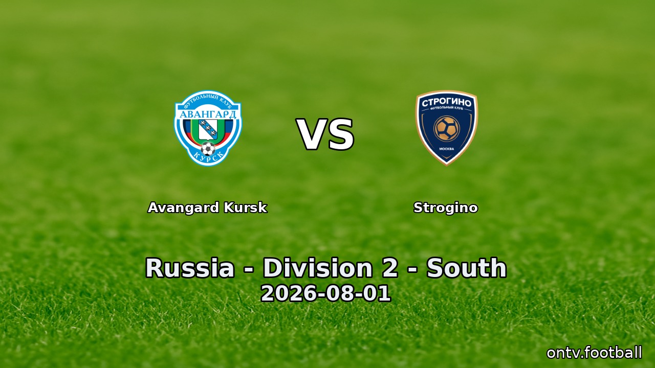 Avangard Kursk vs Strogino