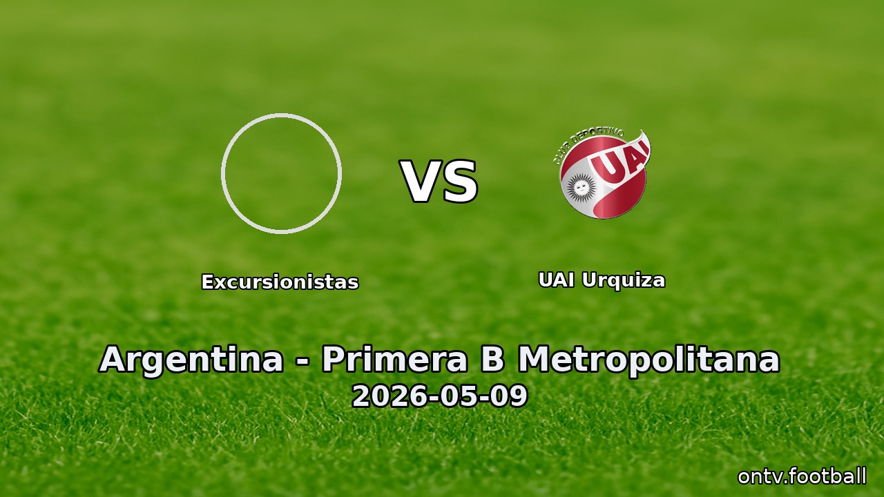 Excursionistas vs UAI Urquiza