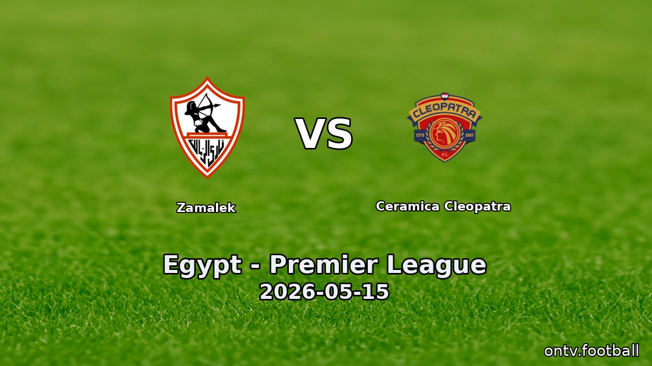 Zamalek vs Ceramica Cleopatra