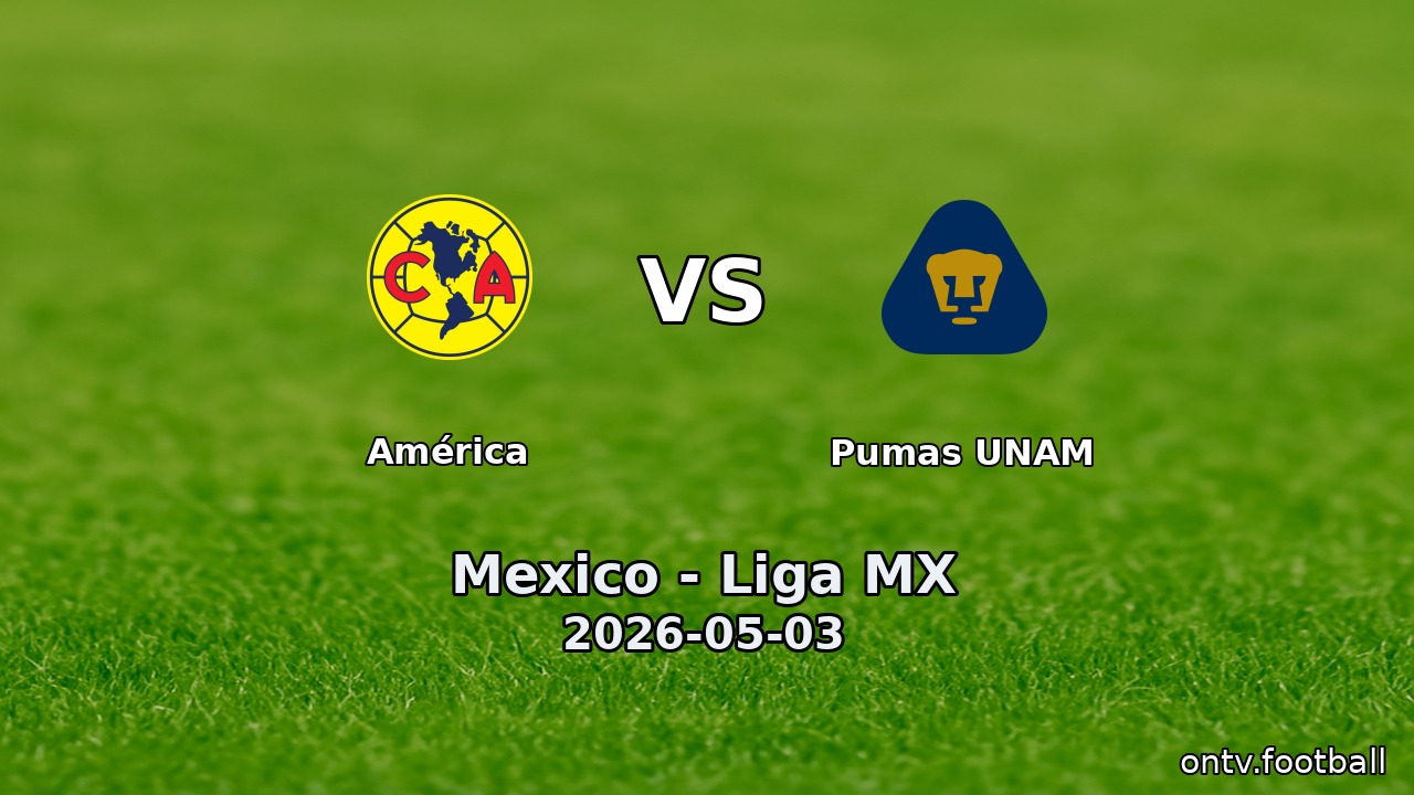 América vs Pumas UNAM