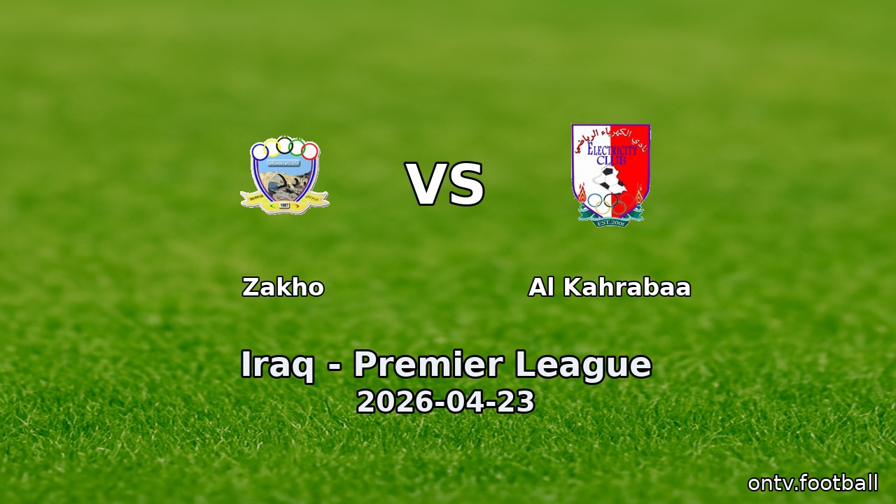 Zakho vs Al Kahrabaa
