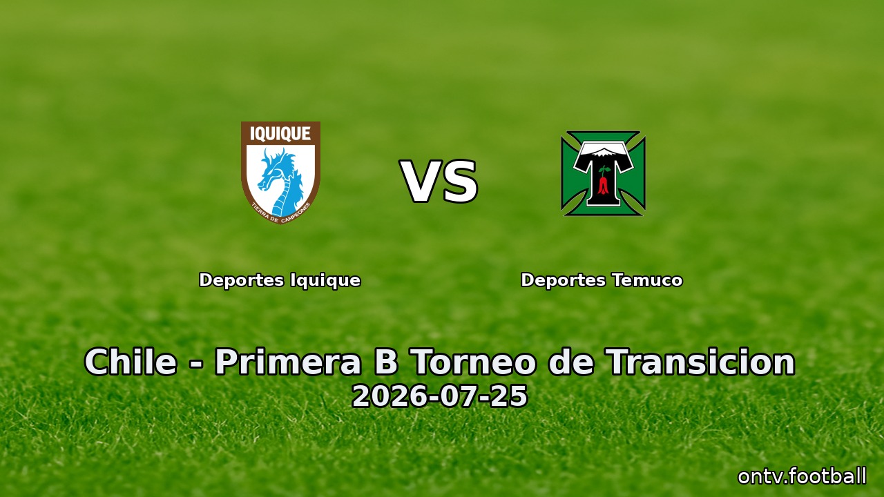 Deportes Iquique vs Deportes Temuco