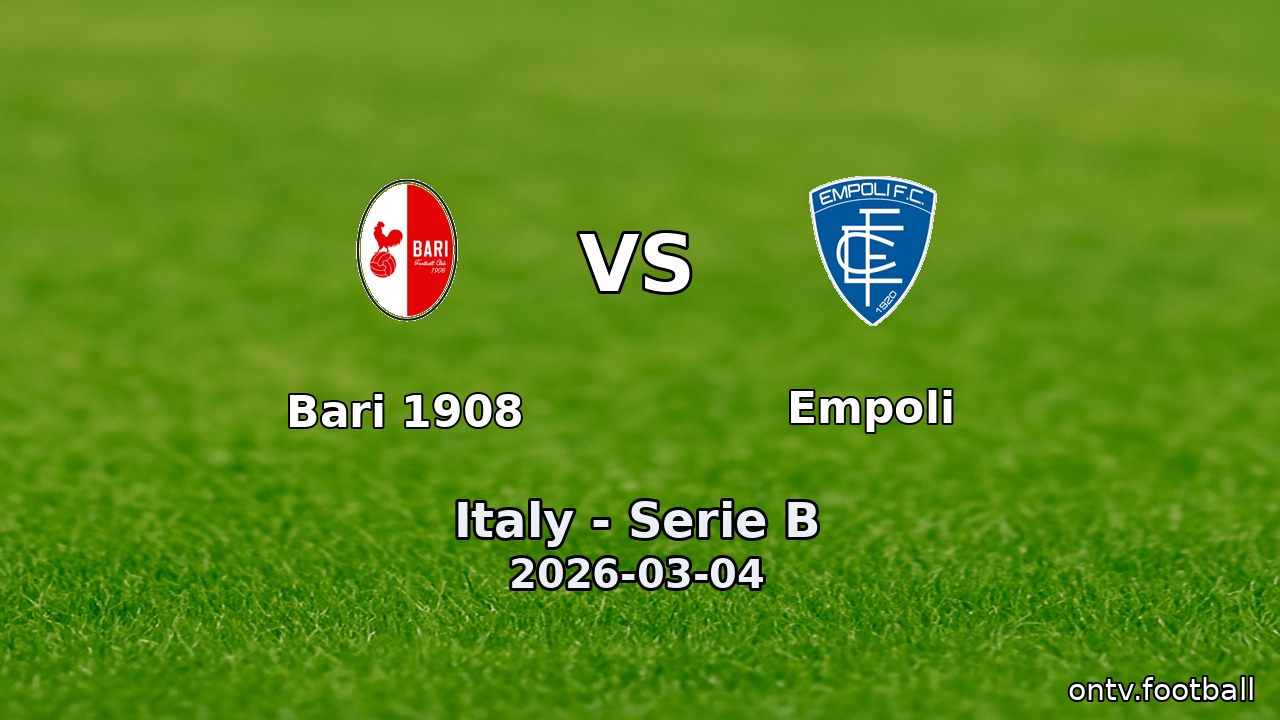 Bari 1908 vs Empoli