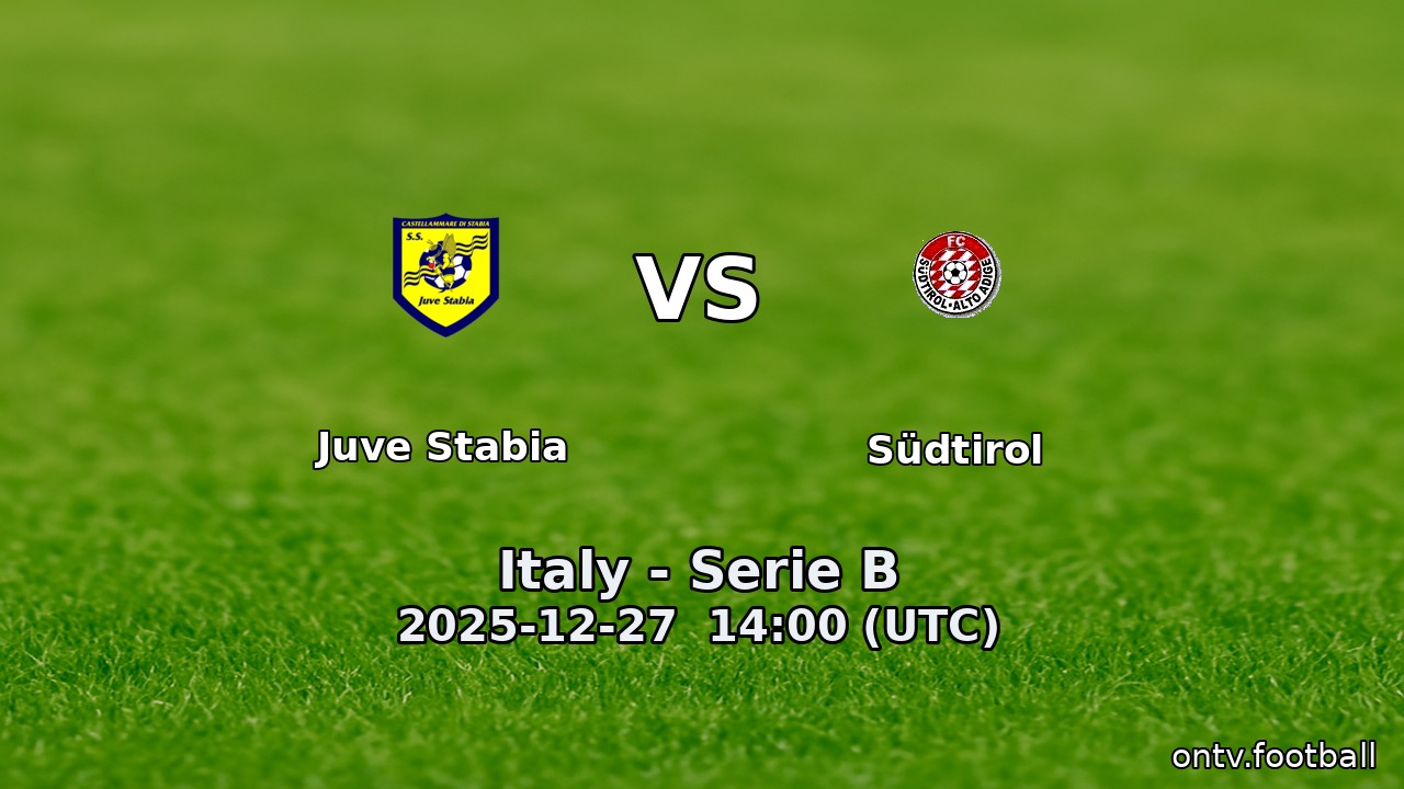 Juve Stabia vs Südtirol